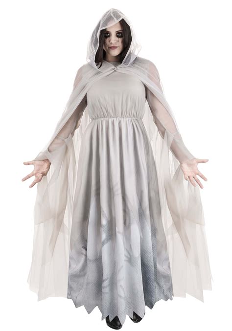 white ghost costume|realistic ghost costume.